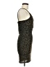 SABORA Animal Print Brown Cocktail Dress Size M - photo 4