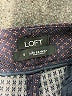 Ann Taylor LOFT Houndstooth Black Dress Pants Size 6 - photo 4