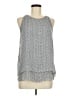 Mercer & Madison 100% Polyester Gray Sleeveless Blouse Size M - photo 1
