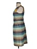 Tabitha 100% Polyester Chevron-herringbone Blue Casual Dress Size 0 - photo 5