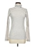 Three Dots Silver Long Sleeve Turtleneck Size M - photo 1