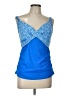 Lands' End Blue Sleeveless Blouse Size 12 - photo 1
