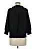 Joie 100% Polyester Black 3/4 Sleeve Blouse Size M - photo 2