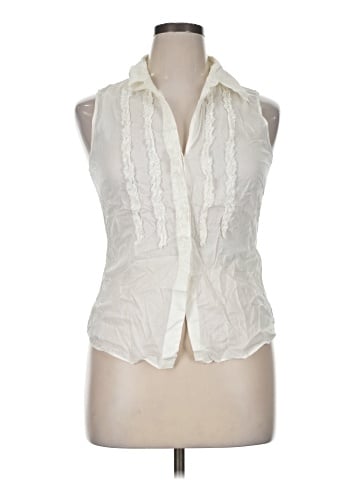 Theory Sleeveless Button-Down Shirt (view 1)