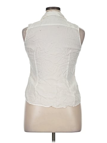 Theory Sleeveless Button-Down Shirt (view 2)