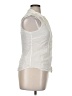 Theory 100% Cotton Ivory Sleeveless Button-Down Shirt Size XL - photo 4