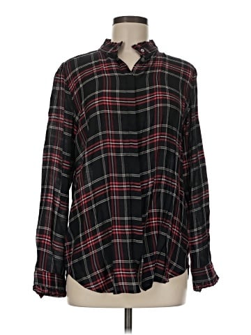 Ann Taylor LOFT Long Sleeve Button-Down Shirt (view 1)