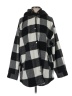 Divided by H&M Checkered-gingham Gray Coat Size S - photo 1