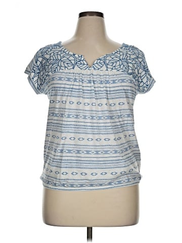 Lucky Brand Short Sleeve Blouse (view 1)
