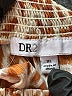 DR2 100% Polyester Animal Print Orange Short Sleeve Blouse Size XL - photo 7