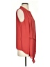 BCBGMAXAZRIA 100% Polyester Red Sleeveless Blouse Size S - photo 4