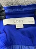 Ann Taylor LOFT 100% Polyester Blue Long Sleeve Blouse Size Lg Petite - photo 7