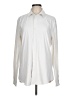Zara Solid Ivory Long Sleeve Button-Down Shirt Size L - photo 1