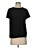 Intrend Solid Black Short Sleeve T-Shirt Size S (estimated) - photo 1