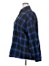 Blumin Plaid Blue Long Sleeve Button-Down Shirt Size XXL (estimated) - photo 5