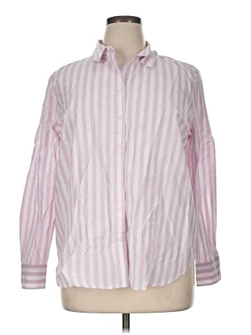 Ann Taylor Long Sleeve Button-Down Shirt (view 1)