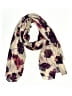 Unbranded Floral Burgundy Ivory Scarf One size - photo 1