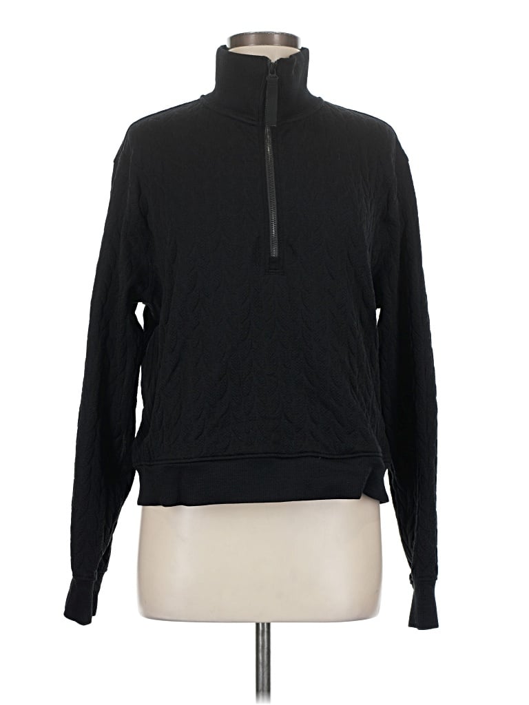 Pre-owned Lululemon Athletica Pullover Sweater In Black