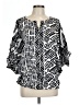 Chico's Black 3/4 Sleeve Blouse Size Lg (2) - photo 1