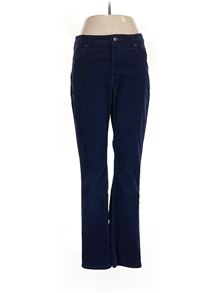 Pre-owned Lands' End Casual Pants In Blue