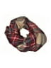 Unbranded Plaid Burgundy Tan Scarf One size - photo 1