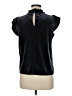Allison Joy Blue Black Short Sleeve Blouse Size M - photo 2