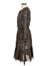 J.Crew 100% Polyester Animal Print Brown Casual Dress Size S - photo 5