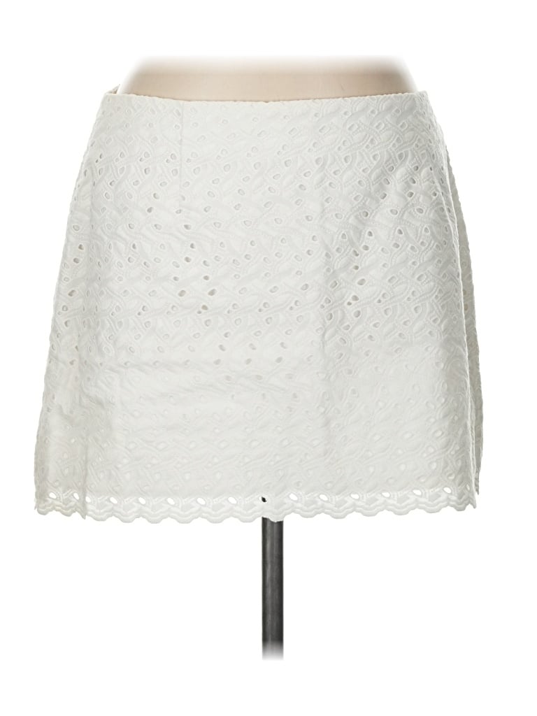 Pre-owned Lilly Pulitzer Casual Skirt In White
