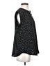 Gibson Look Polka Dots Black Short Sleeve Blouse Size S - photo 4