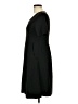 Unbranded Solid Black Casual Dress Size L - photo 5