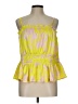 Torrid 100% Polyester Yellow Sleeveless Blouse Size Lg Plus (0) - photo 1