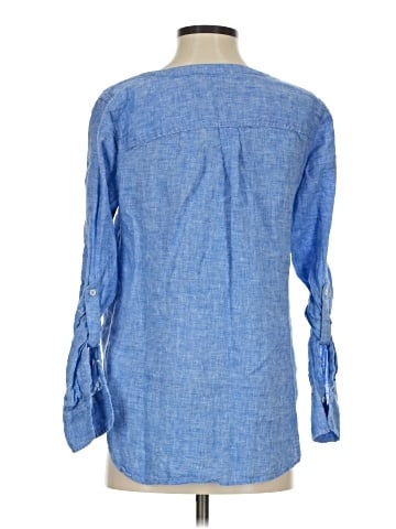Talbots 3/4 Sleeve Button-Down Shirt (view 2)