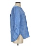 Talbots 100% Linen Blue 3/4 Sleeve Button-Down Shirt Size XS - photo 4