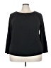 Talbots Black 3/4 Sleeve Top Size 3X - photo 1