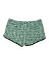 Athleta Chevron-herringbone Green Athletic Shorts Size M - photo 2