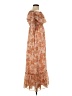 Lulus 100% Polyester Paisley Orange Casual Dress Size XS - photo 4