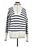 Lands' End 100% Cotton Stripes White Pullover Sweater Size L (tall) - photo 1