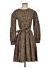 Weekend Max Mara Plaid Brown Casual Dress Size XS - photo 1