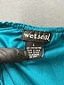 Wet Seal 100% Polyester Paisley Teal Blue Jumpsuit Size L - photo 4