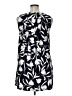 Perceptions Print Black Casual Dress Size XL - photo 2
