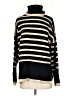 Assorted Brands Stripes Black Turtleneck Sweater Size XS - photo 1