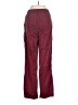 STUDIO BLUE Burgundy Casual Pants Size S - photo 2
