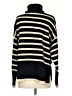 Assorted Brands Stripes Black Turtleneck Sweater Size XS - photo 2