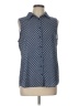 Zac & Rachel 100% Polyester Blue Sleeveless Blouse Size L - photo 1