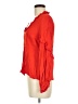 Alexis 100% Viscose Red Long Sleeve Blouse Size M - photo 5