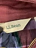 L.L.Bean 100% Cotton Solid Burgundy Jacket Size S - photo 6