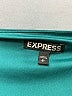 Express 100% Polyester Solid Green Romper Size S - photo 4