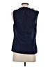 Helmut Lang 100% Cotton Blue Sleeveless Button-Down Shirt Size P (petite) - photo 2