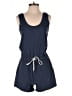Zella Solid Blue Romper Size S - photo 1
