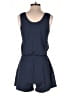 Zella Solid Blue Romper Size S - photo 2
